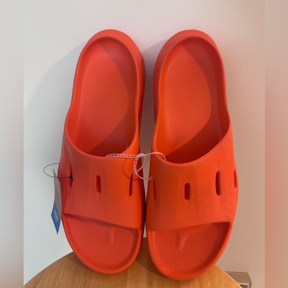 NWT HOKA ORA RECOVERY SLIDE 3 Orange Size M 13 W 15 - Picture 7 of 12
